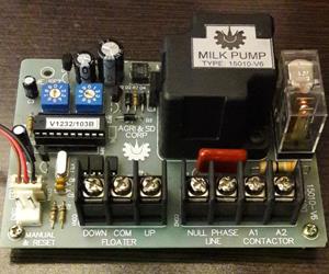 Milk pump electric board
